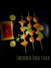 Sabudana Vada Tikka Recipe