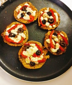 Millet Flour Aubergine Pizza Recipe