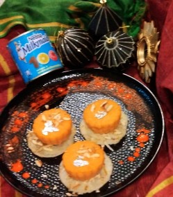 Carrot Phirni With Malpua Recipe