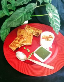 Granules peas parcels recipe