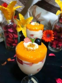 Watermelon Mango Shrikhand Recipe
