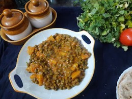 GREEN GRAM AND POTATO SUBJI RECIPE