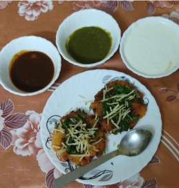 Aaloo tikki chaat recipe