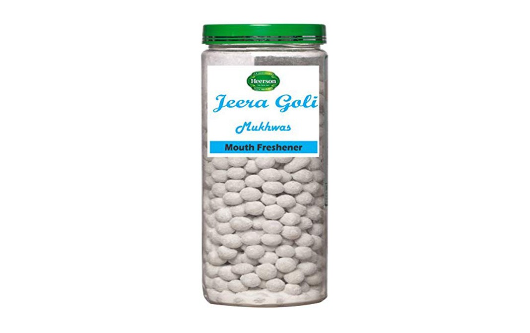 Heerson Jeera Goli Mukhwas (Mouth Freshner) Plastic Jar 100 grams ...