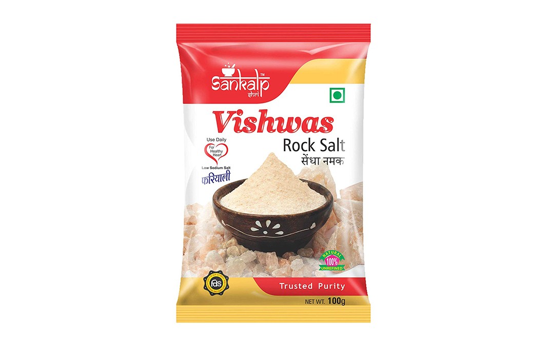 Rock Salt In Pack Sankalp Shri Vishwas Rock Salt Pack 100 grams - GoToChef